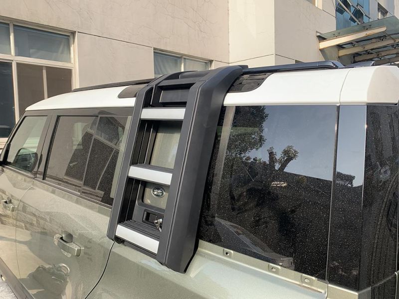 Car Accessories Auto Body Parts Side Ladder for 2020 Range Rover Defender 110 Telescopic