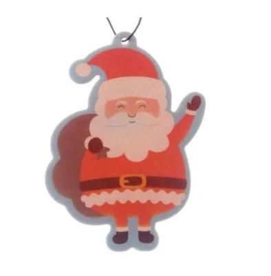 Customized Santa Claus Butterfly Shaped Eco Friendly Car Air Freshener