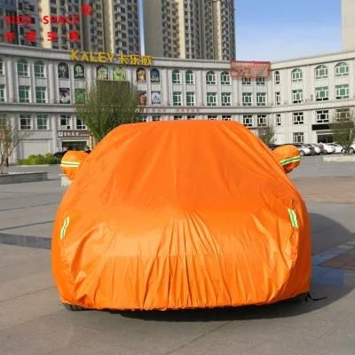 Wholesale Orange Folding Oxford Portable Waterproof Sunshade Sunproof Car Cover