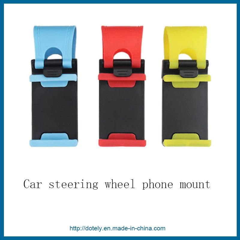 Car Steering Wheel Phone Holder for iPhone and Samsung Hands-Free