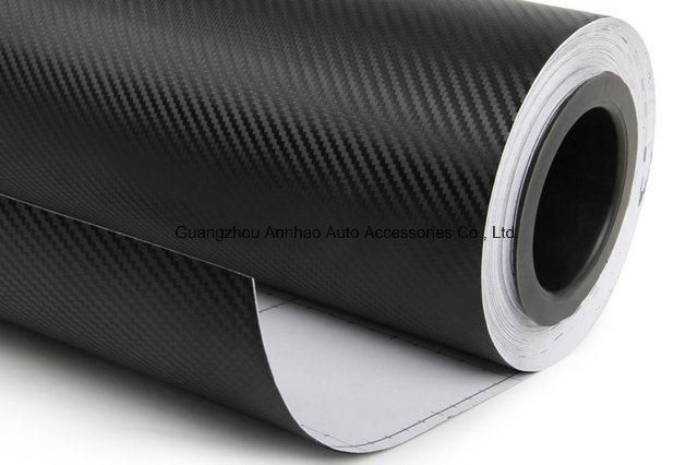 3D Carbon Fiber Vinyl Film Black for Auto