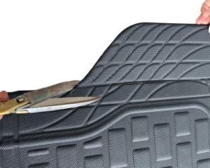 Universal Trim to Fit Design Black Cuttable Trunk Mats Trunk Liners