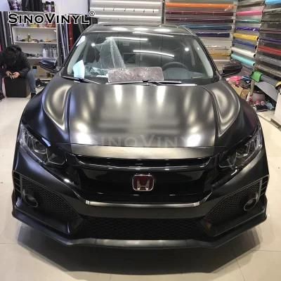 SINOVINYL High Quality With Double Casting Electro Metallic Car Foil Wrapping Vinyl