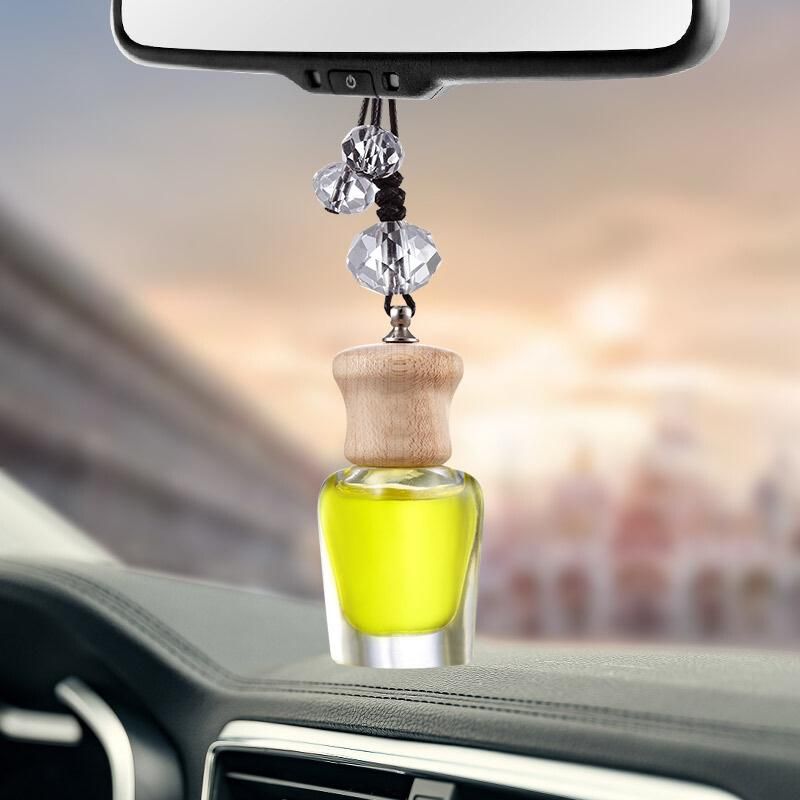 8ml Car Hanging Perfume Bottle Fragrance Air Freshener Empty Glass Bottle Aroma Essential Oil Pendants Diffuser