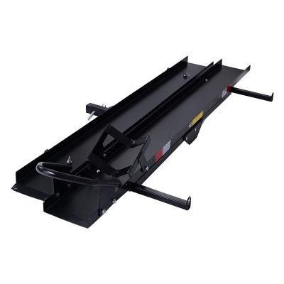 600 Lbs Motorcycle Carrier Dirt Bike Rack Hitch Mount Hauler Heavy Duty with Loading Ramp