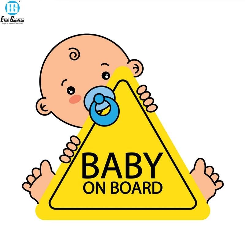 Punk Baby on Board Personalised Sticker