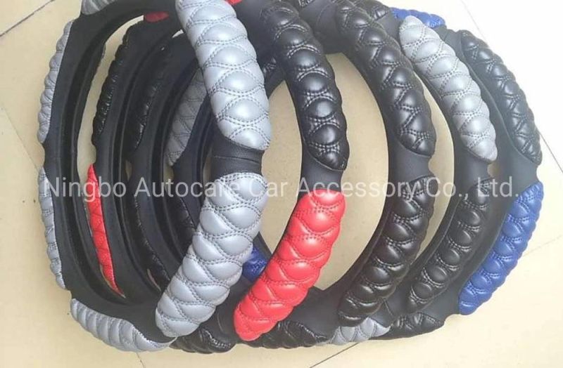 Car Steering Wheel Cover Car Accessories Car Decoration Auto Spare Part Leather Car Steering Wheel Cover