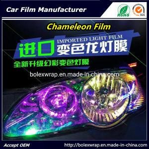 Light Vinyl Sticker Chameleon Car Headlight Tint Vinyl Films Car Lamp Film