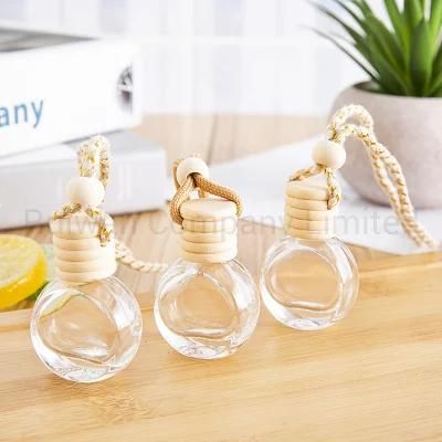 Wholesale 8ml Round Shape Empty Glass Bottle for Car Air Freshener