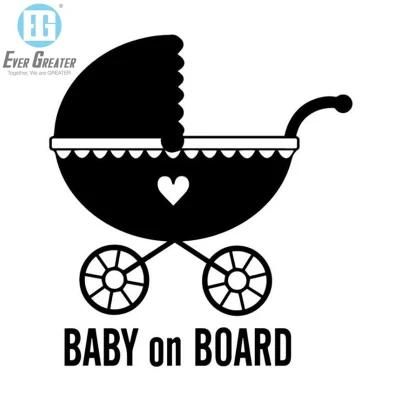 Customized Car Window Sticker Baby in Car/on Board Sticker for Promotion