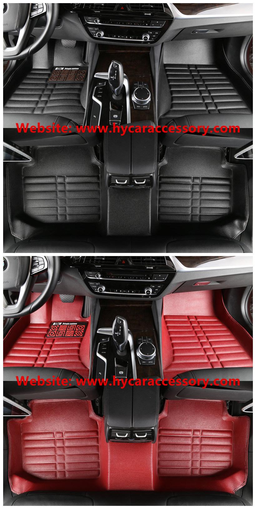 Wholesale Waterproof Wear Leather Anti Slip 5D Car Foot Mats