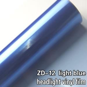 0.3X10m Self Adhesive Sticker Car Headlight Film Matte Light Blue Vinyl Vehicle Wrap