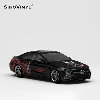 SINOVINYL Wholesale Custom Car Vinyl Sticker Films Foil Auto Wrap Vinyl With Digital Printing