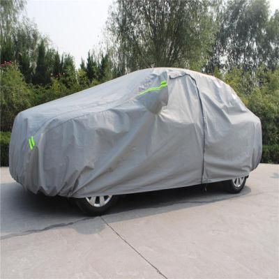 Waterproof UV-Anit Grey Color PEVA&Ppcotton Material 2-Layer Auto Covers
