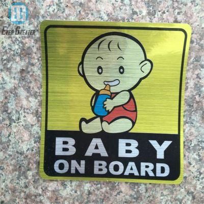 Screen Printing Car Sticker Removable Car Window Sticker Custom Baby on Board Car Sticker