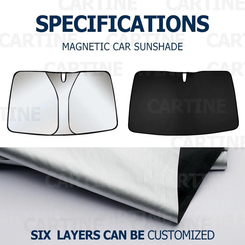 Customizable Sunscreen Removable Sun Shade Keep Cool Anti-UV Car Front Window