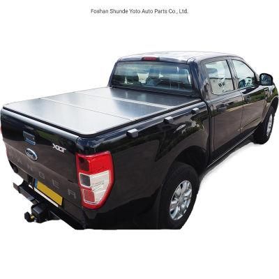 Hard Tonneau Cover 2012-2016 Ranger T6 Tri Fold Truck Pickup Tonneau Cover Folding Tonneau Cover for Ford