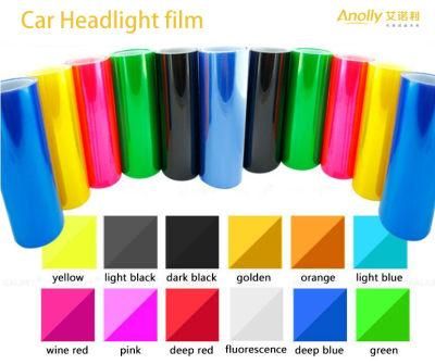 0.3*10m Automobile Chameleon Headlight Film Headlight Car Vinyl Film Decorative Plastic Wrap for Cars