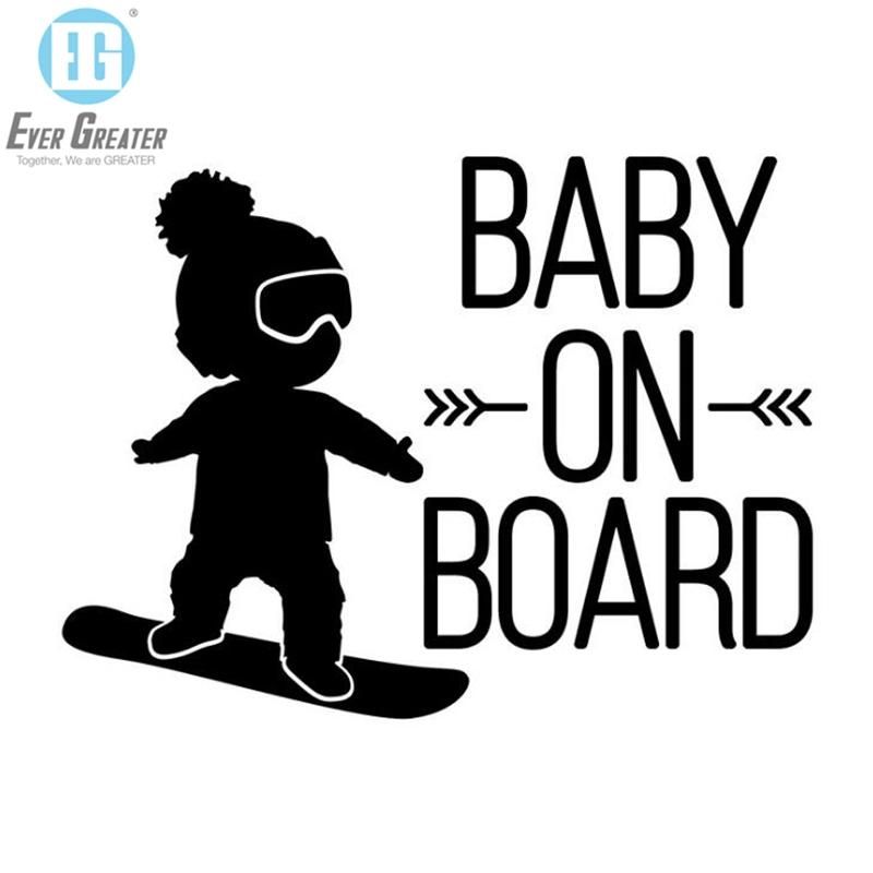 Myway Custom Cute Plastic Vinyl Car Window Sticker Baby Car Sticker in Car Sticker for Cars