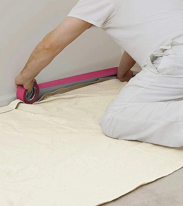Canvas Drop Cloth 6X9 FT Pack of 2 8oz All Purpose Use Cotton Painters for Floor Protection
