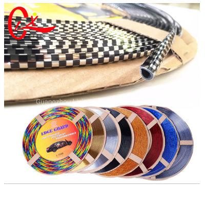 15m PVC Chrome Car Door Edge Guard Protection Strip