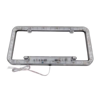 Plastic LED Car License Plate Frame