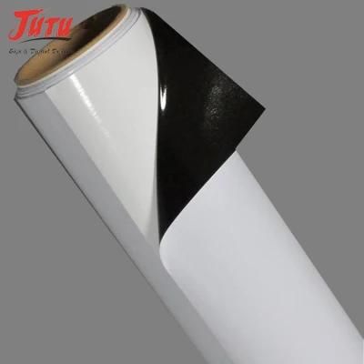 Jutu Black/White Base Self Adhesive Vinyl Solvent/Eco-Solvent Printing 80micron/100micron