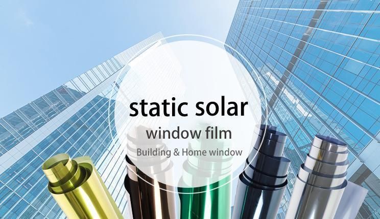 Fancy Manufacturer Customized UV Film for Window Solar Static Brown Building Film From China