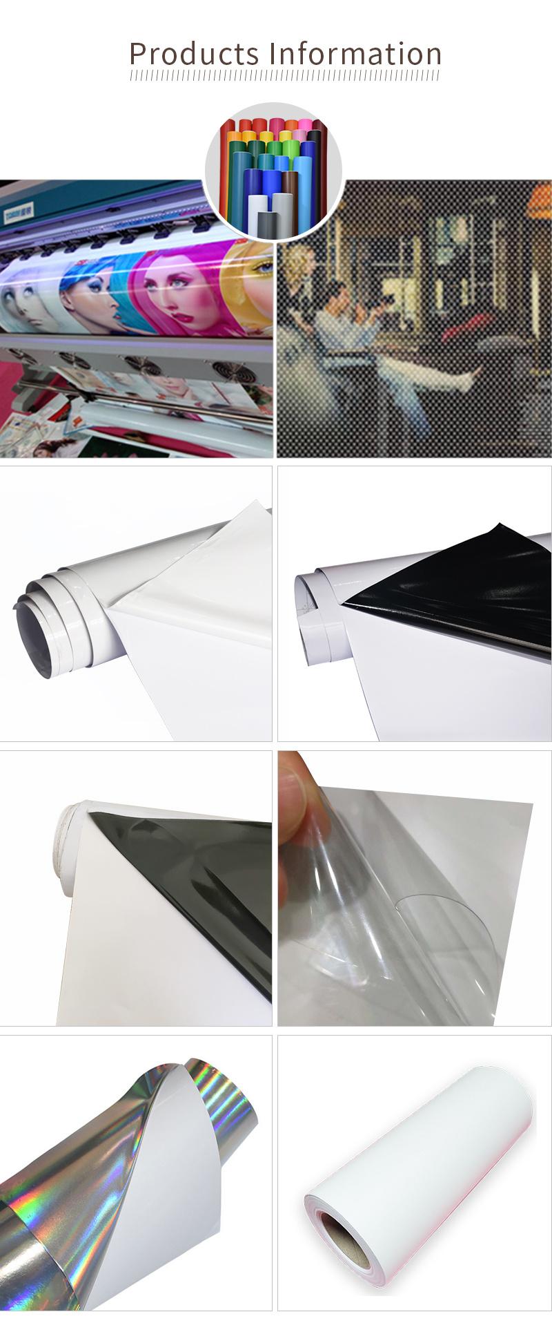 Laser Printing Self Adhesive Vinyl Roll Brilliant Vinyl Film