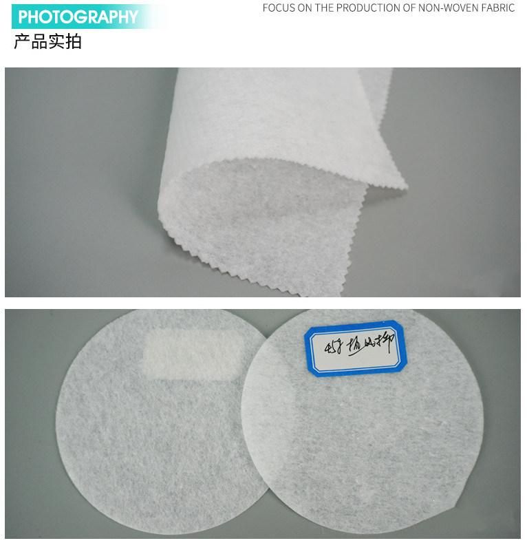 Anti-Bacteria 100% Es Fiber Rayon and Pet Spunlace Non Woven Fabrics for Hospital or Hygiene and Diapers
