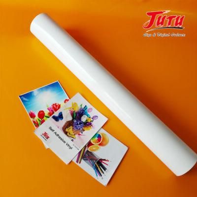 Jutu Chemical Resistant Self Adhesive Film Digital Printing Vinyl with Good Quality