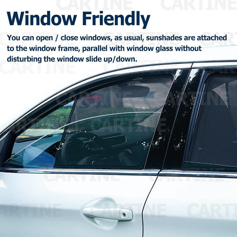 Accessories Foldable Front Auto Windshield Sunshade Curtain Day and Night Anti Glare Car Sun Visor