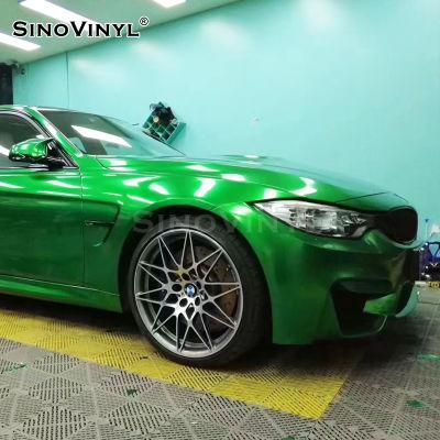 SINOVINYL Candy Super Gloss Pink Change Wrap Auto Vehicle Sticker Custom Car Vinyl Wrap Car