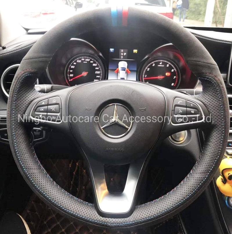 DIY Leather Sewing Steering Wheel Cover High Quality Leather Sewing Steering Wheel Cover