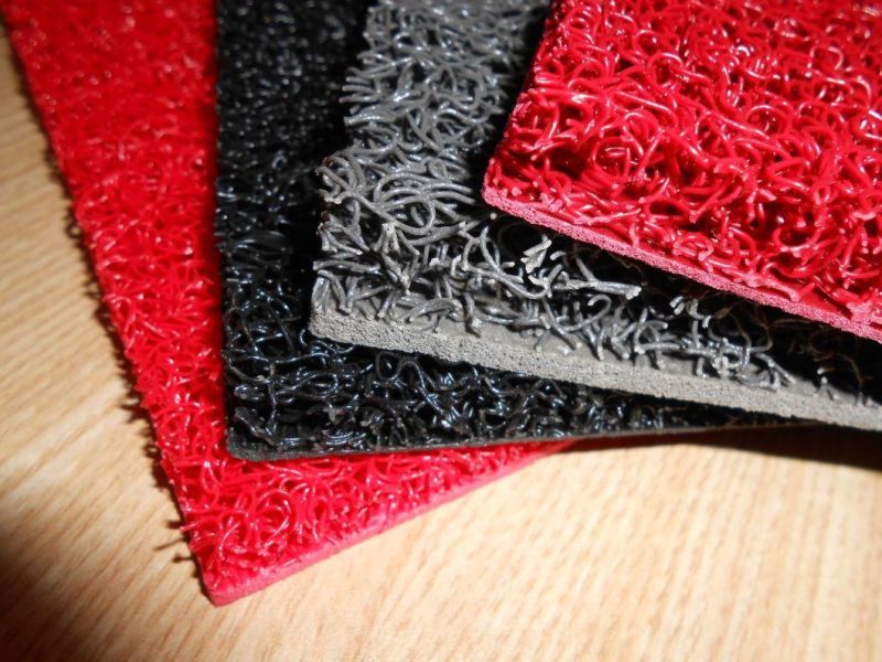 Colorful Anti-Slip Rubber Sheet, PVC Coil Mat with Foam Backing