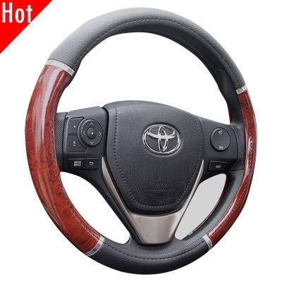 Wood Cheap China Auto Universal PU PVC Car Steering Wheel Cover