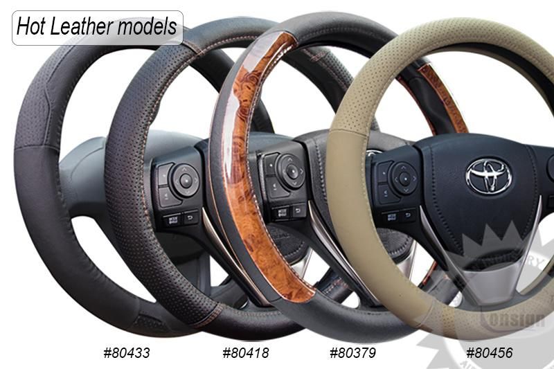 DIY Custom Sewing Leather Needle Steering Wheel Cover