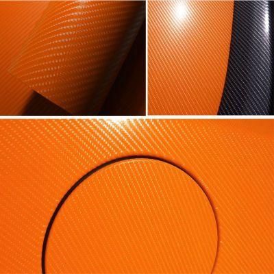 PVC Car Full Body Decoration Vinyl Stickers 3D 4D 5D Carbon Fiber Car Wrap for Interior and Exterior Decoration