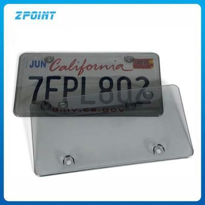New Car Accessories Gray Bubble Unbreakable License Plate Cover