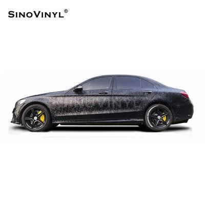 SINOVINYL 3D Ghost Carbon Fiber Vinyl Car Body Vinyl Wrap Sticker Decoration
