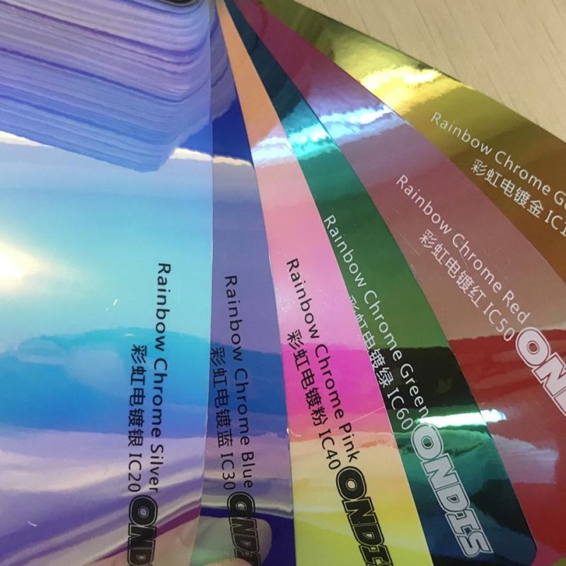 Colorful Rainbow Mirror Chrome Tint Car Body Vinyl Wrap Film