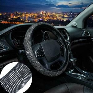 38cm Universal Shiny Skidproof Protector Crystal Car Steering Wheel Cover