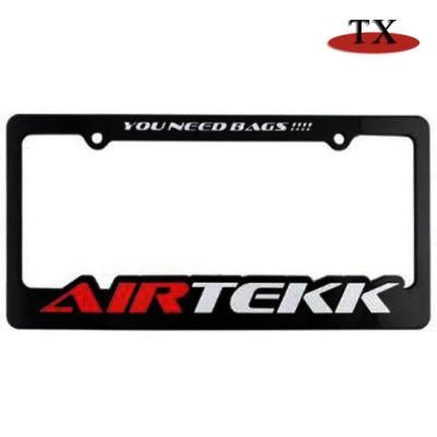 Customized Personality European And American License Plate Frame Plastic Metal