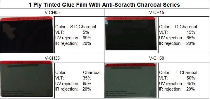 1 Ply Wholesale Anti-Scratch Car Film for Window Tint