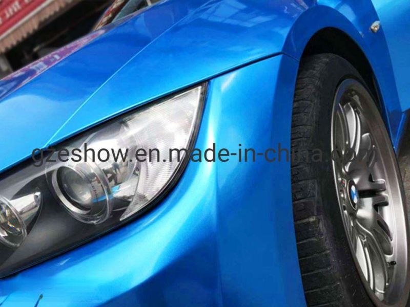 Glossy Metallic Sea Blue Wrap Film Paint Protection Film