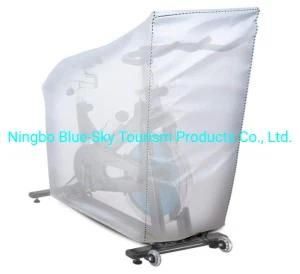 Bike Cover, 56inch Upright Indoor Cycling Protective Cover, 600d Waterproof Dustproof Material, 48L X 23W X 56h, Silver