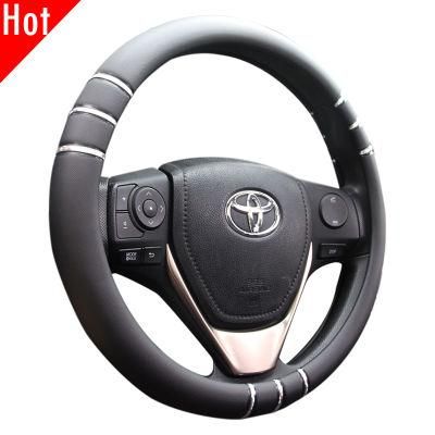 Design Car Accessories 15 Inch Universal PU PVC Steering Wheel Cover 60413
