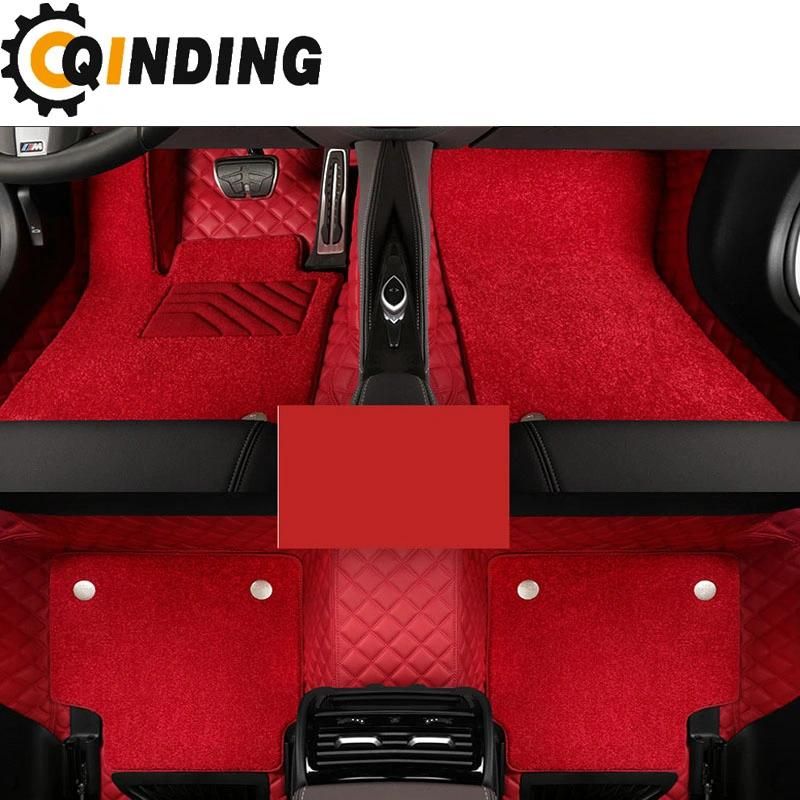 Factory Wholesale Car Accessories 3D TPE Rubber Car Floor Mats 4-Piece Black Rubber All-Season Trim-to-Fit Floor Mats