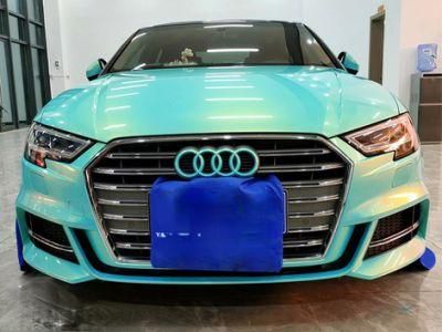 Magic Glod Blue Chameleon Vinyl Car Wrap Film Air Bubble Free