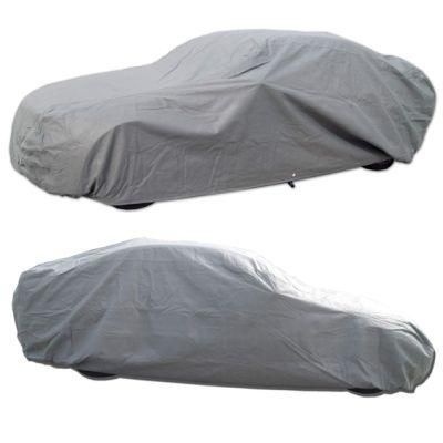 Custom Fit Grey Waterproof Rain Barrier Non-Woven Fabric Car Cover